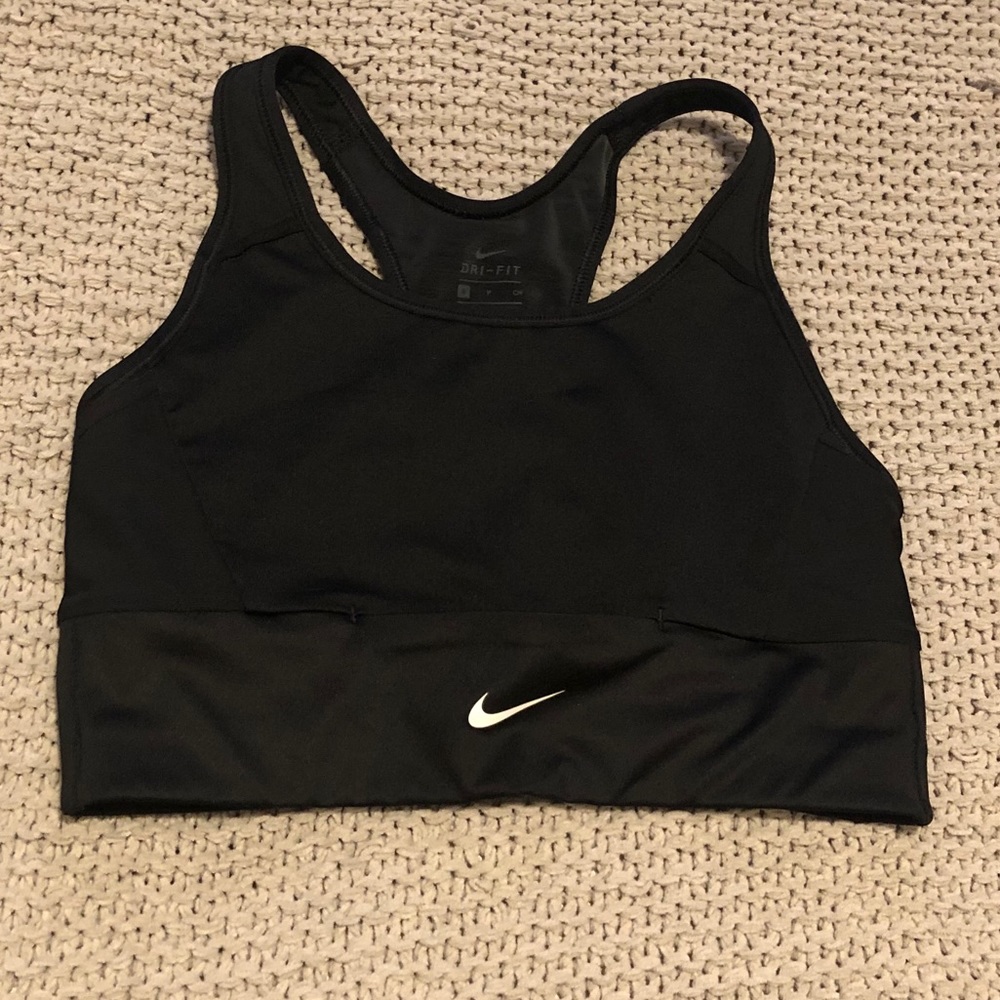 Nike Dry Fit Sports Bra Black Size S